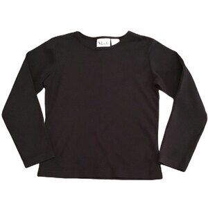 Nordstrom’s Long Sleeve Black Top Size Kids L (6X)